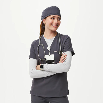 Modern Scrub Cap with Buttonholes